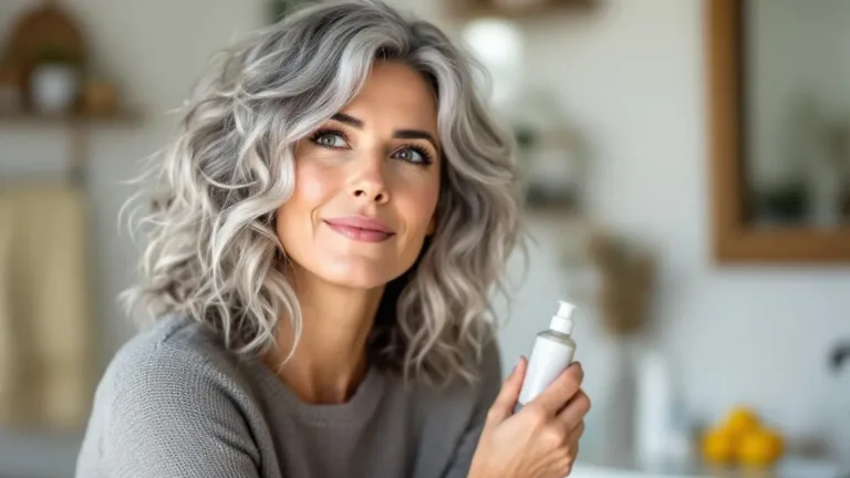 A beauty expert reveals the trick to add to your shampoo to revive grey hair